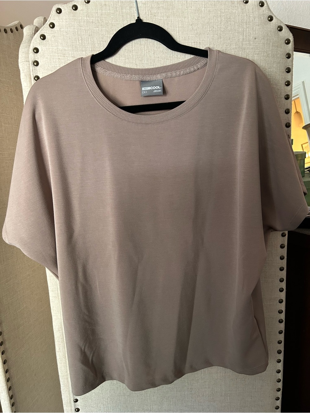 32 Degrees Relaxed Short Sleeve Tee in Taupe